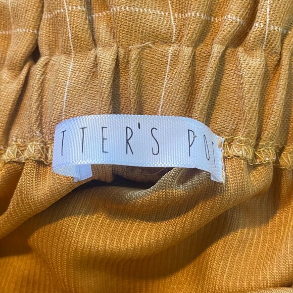 Potter's Pot Mustard, Side Faux Buttons, Skirt, Small, UGC - Picture 4 of 8